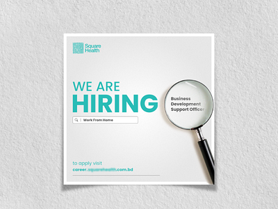 Hiring Post Design ads design graphic design hiring post illustration social media