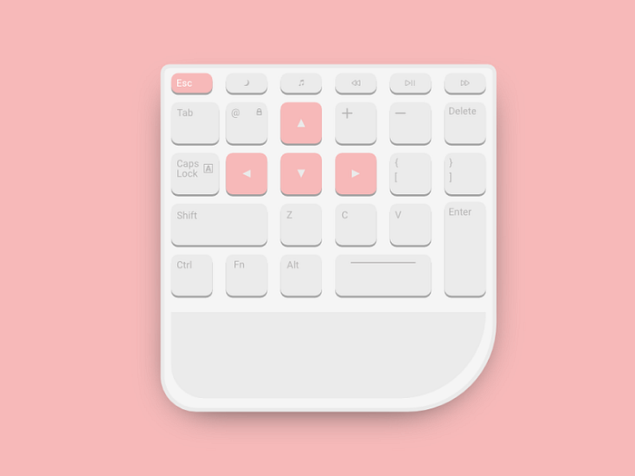 Keyboard UX designs, themes, templates and downloadable graphic