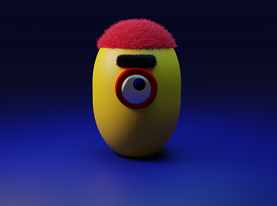 Mr. Pops 3d blender low poly