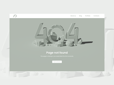 404 Error Page