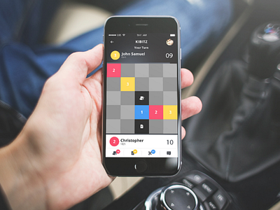 Kibitz App design game kibitz minimal mobile app one to one online game ui ux