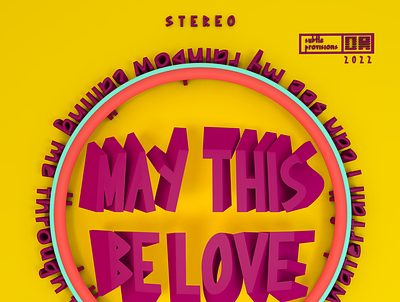 may this be love (jimi hendrix 80th birthday) 3d illustration 3d typography audioreactive cinema 4d jimi hendrix kinetic typography lyric video music visualizer psychedelic rock typography