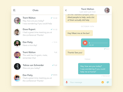 Simple chat app