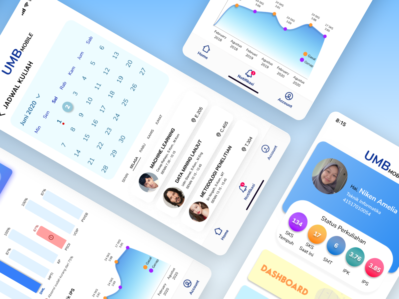 UMB Mobile Redesigned 2 by Niken Amelia on Dribbble