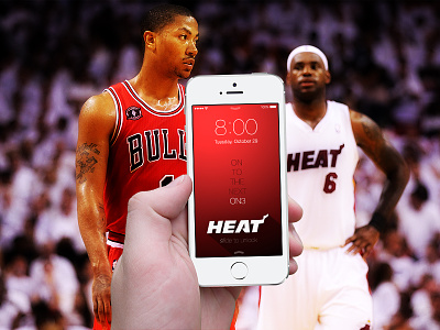 Heat - On to the next ON3 iPhone 5 Wallpaper