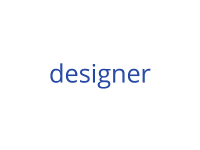 Designer, I am. design designer