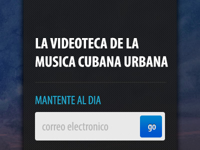 CubanoUrbano.com - Coming soon page coming soon video web design