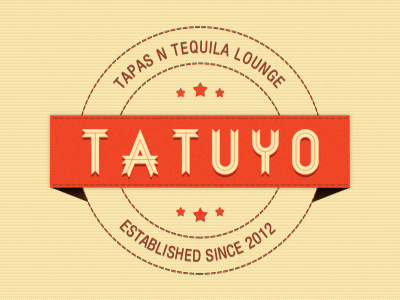 Tatuyo Logo - Color concepts design fonts identity illustration lettering logo orange typography yellow