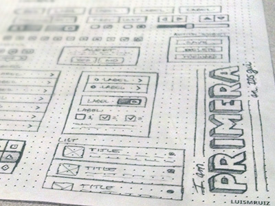 Primera - An IOS GUI app gui interface ios iphone retina sketch ui wireframe