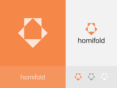 Homifold Logo branding design graphic design home home logo logo logo design minimal