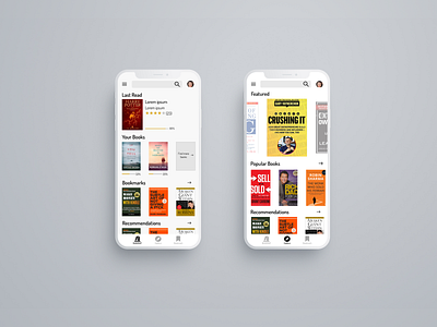 Books App UI Design app app design book store books app bookstore bookstore app design designer graphic graphicdesign minimal minimal theme reading app typography ui ui designer uidesign uidesigner vector white