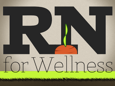 Rn for Wellness carrot font: agknowledgment font: st marie logo