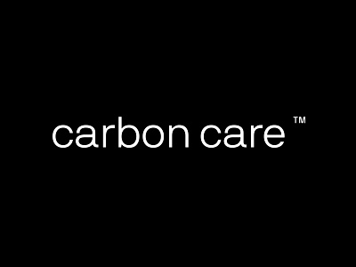 Carbon Care design identity design logo logotype type typography