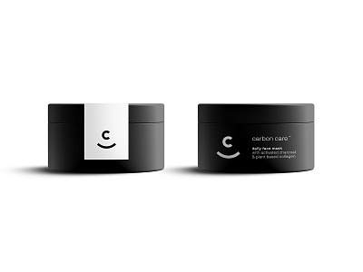 Carbon Care Packaging brand identity branding design identity identity design logo minimalist logo packaging skincare