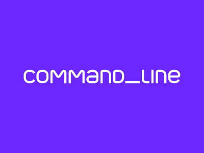 Command Line Logo ascii bespoke typeface branding code custom type developer graphic design identity design logo logo design software startup tech technology typography
