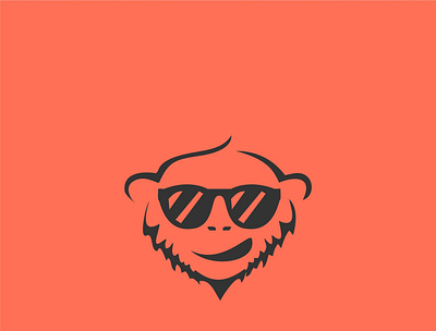 GeekMonkey design geek logo logodesign minimalist monkey