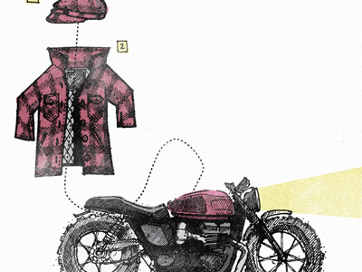 motorbike illustration
