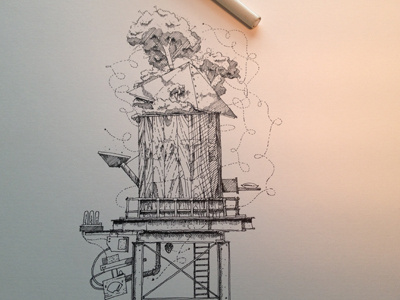Watertower illustration