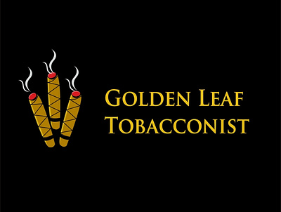 tobacco logo branding cigarettes design icon letter logo tobacco vector