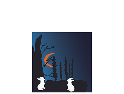 illusration branding design icon illustration logo moon nature night vector
