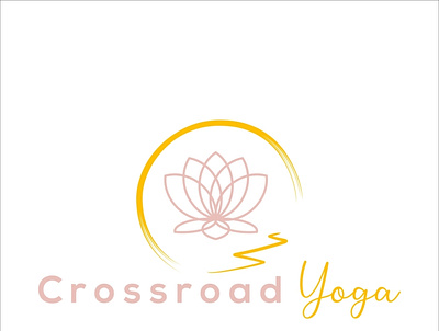 yoga flower logo branding design flower logo monogram vector yoga