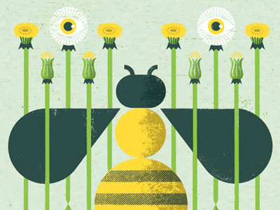 Andrew Bird bees poster