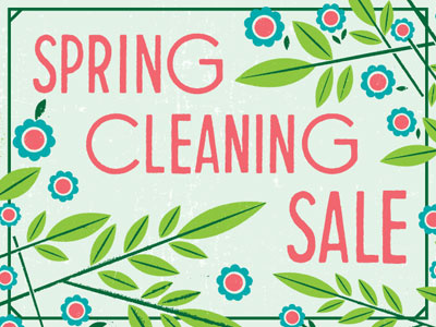 Spring Cleaning - 25% off entire order!
