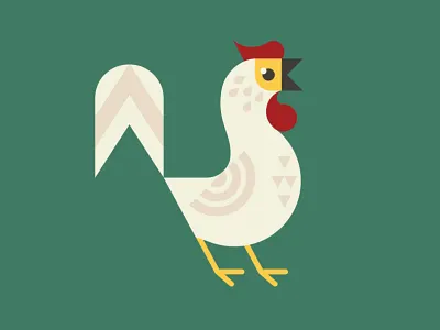 Chicken animal bird chicken farm farmer illustration livestock vector