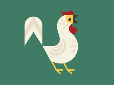 Chicken animal bird chicken farm farmer illustration livestock vector