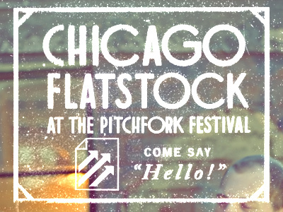 Doe Eyed in Chicago convention festival flatstock pitchfork typography