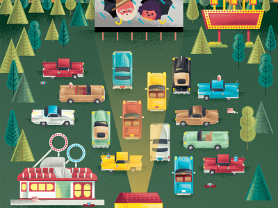 Two Dots Drive In Theatre Map