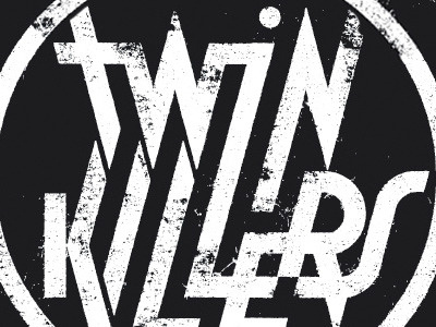 Twin Killers tshirt lubalin metal shirt typography