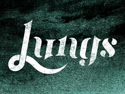 Lungs typography take two
