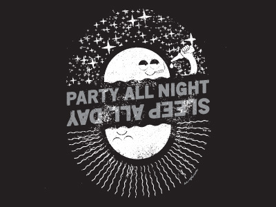 Mystery shirt 02 booze moon party party like a rock star. passed out shirt sleep stars sun tshirt weed