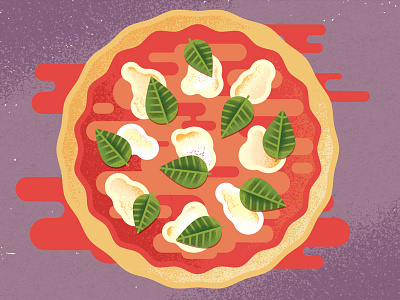 Pizza cheese culinary editorial food illustration margherita pizza restaurant. sauce snack texture