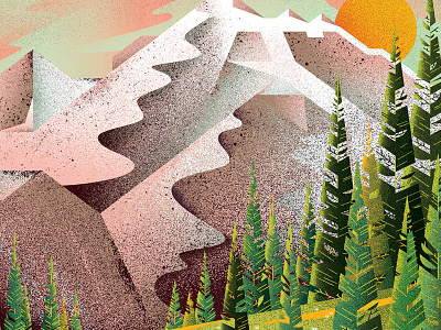 Mount Rainier National Park detail art print bears mount rainier mountain nature pacific northwest pnw poster rainier screenprint washington