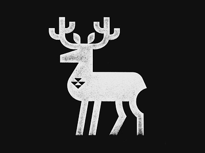 Elk animal deer distress editorial elk icon illustration pacific northwest pnw texture wildlife