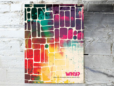 Why? poster clouds cmyk gigposter poster process sky stained glass texture watercolor