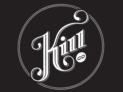Kill County logo distress logo logotype monogram retro typography sign lettering texture typography