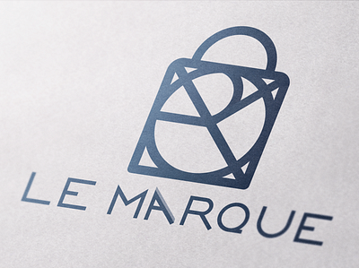 LE MARQUE - Clothing Store Logo Concept branding design flat illustration illustrator logo minimal type typography vector