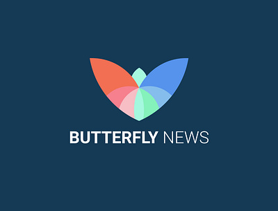 Butterfly News brandidentity branding logo logo design logo idea logo inspirations logo simple logodesign logomaker logos