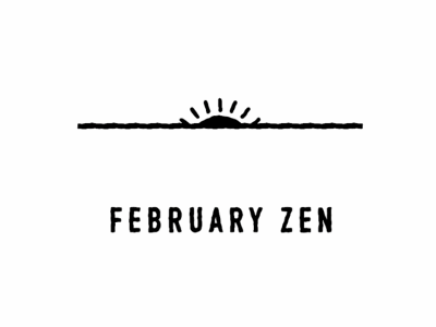 February Zen eye february gif monthly identities sunrise zen