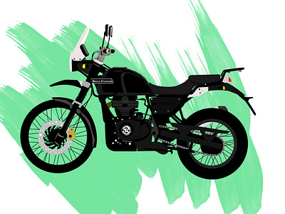 An illustration of Himalayan Bike