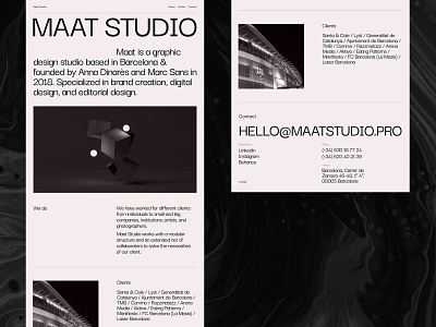Graphic design studio design minimal typography ui webdesign website