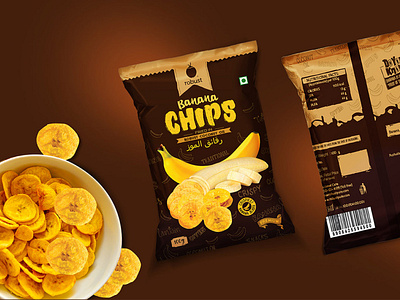 Banana Chips advertising brand brand design brand identity branding creative agency creative design design graphicdesign illustration