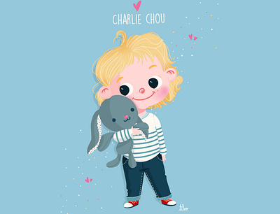 charlie baby babyboy character cute digital illustration digitalart illustration illustrator ipadpro kid kiddo procreate art