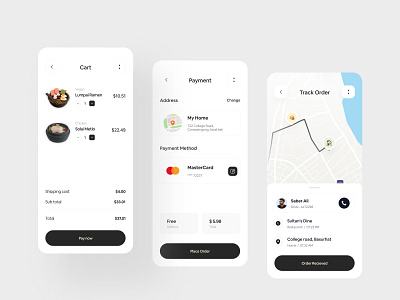 Food Delivery app ui - 02