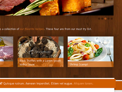 Foodservice Site Design, part 1c