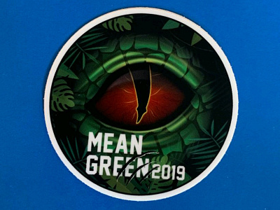 'Mean Green' Sticker & Direct Mail branding branding and identity design directmail graphic design illustrator indesign photoshop stickers typography