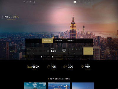 arivo B2C Website frontend ui ux website website design